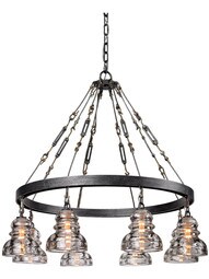 Menlo Park 8-Light Chandelier in Old Silver